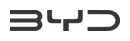 BYD logo on transparent background, enlarged